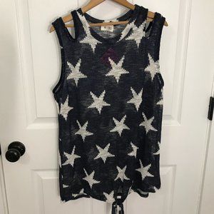 Knit star top